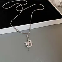 Collier avec pendentifs étoile en cristal brillant pour filles et femmes, chaînes de personnalité, Design esthétique, bijoux Y2k, 2023 4