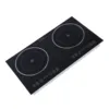 Electric Cooktop 2 Burner Ceramic Heating Countertop Built in Electric Stove Top with Touch Control Timer for Kitchen 3