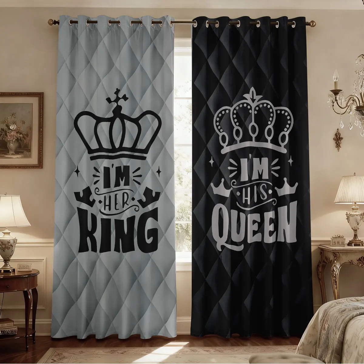 Color Block Curtains 3