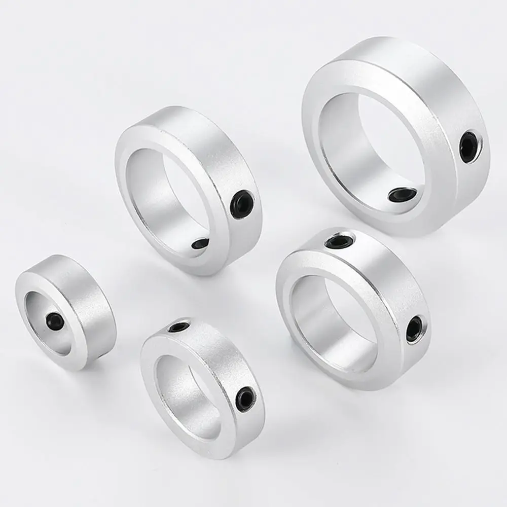 Description Picture 6 of item1 Pcs Durable Aluminum Alloy Fixed Locking Limit Ring Stop Screw Type 6-30mm Diameter Shaft Collar with Screws Retainer Locator