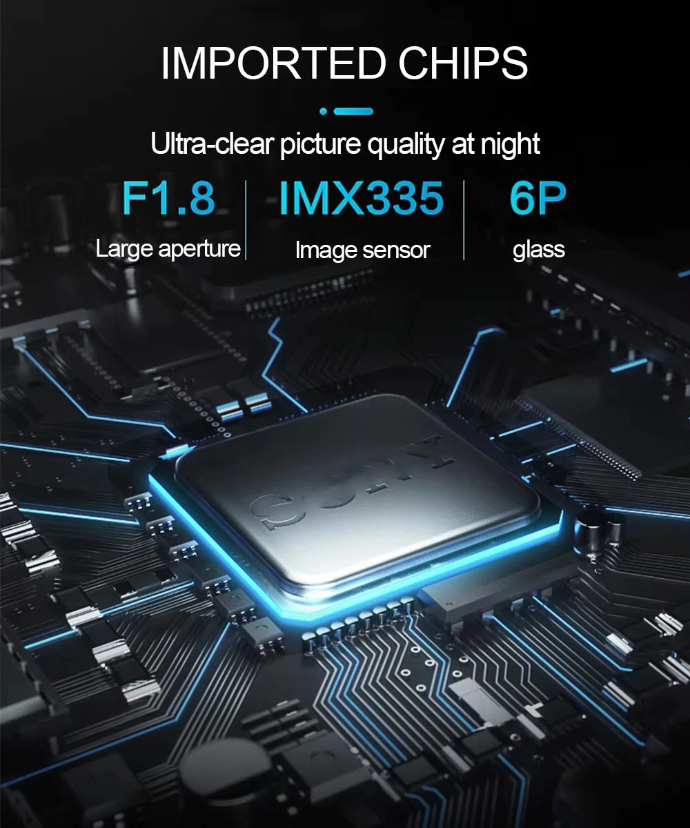 Description Picture 3 of itemAHD 1920x1080P Car Rear View Camera 200° For Fisheye Golden Lens Full HDR Night Vision Vehicle back car reversing Front Camera