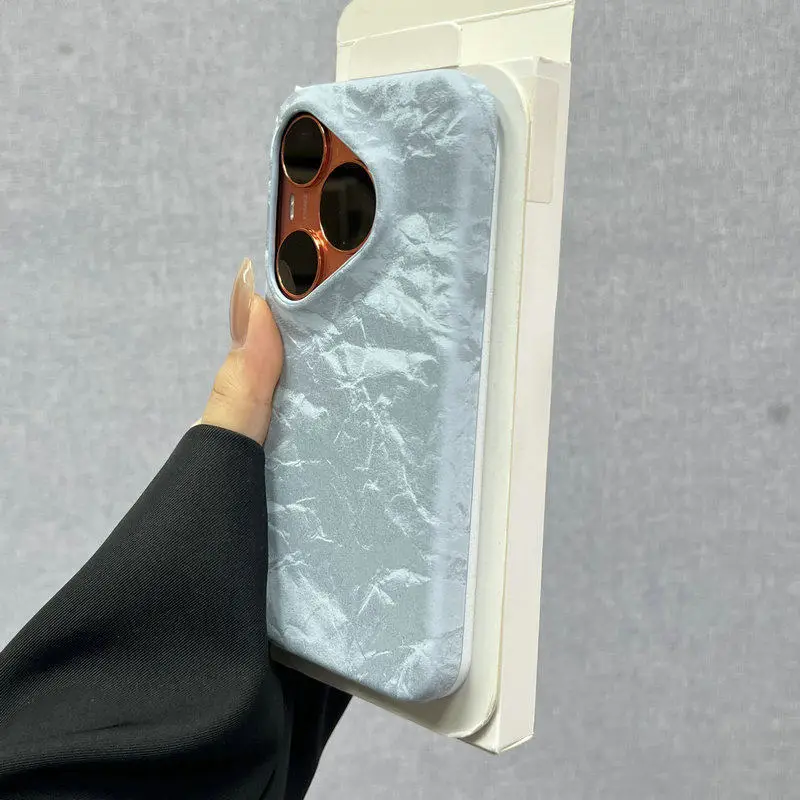 Luxurious Velvet Texture Frameless Phone Case