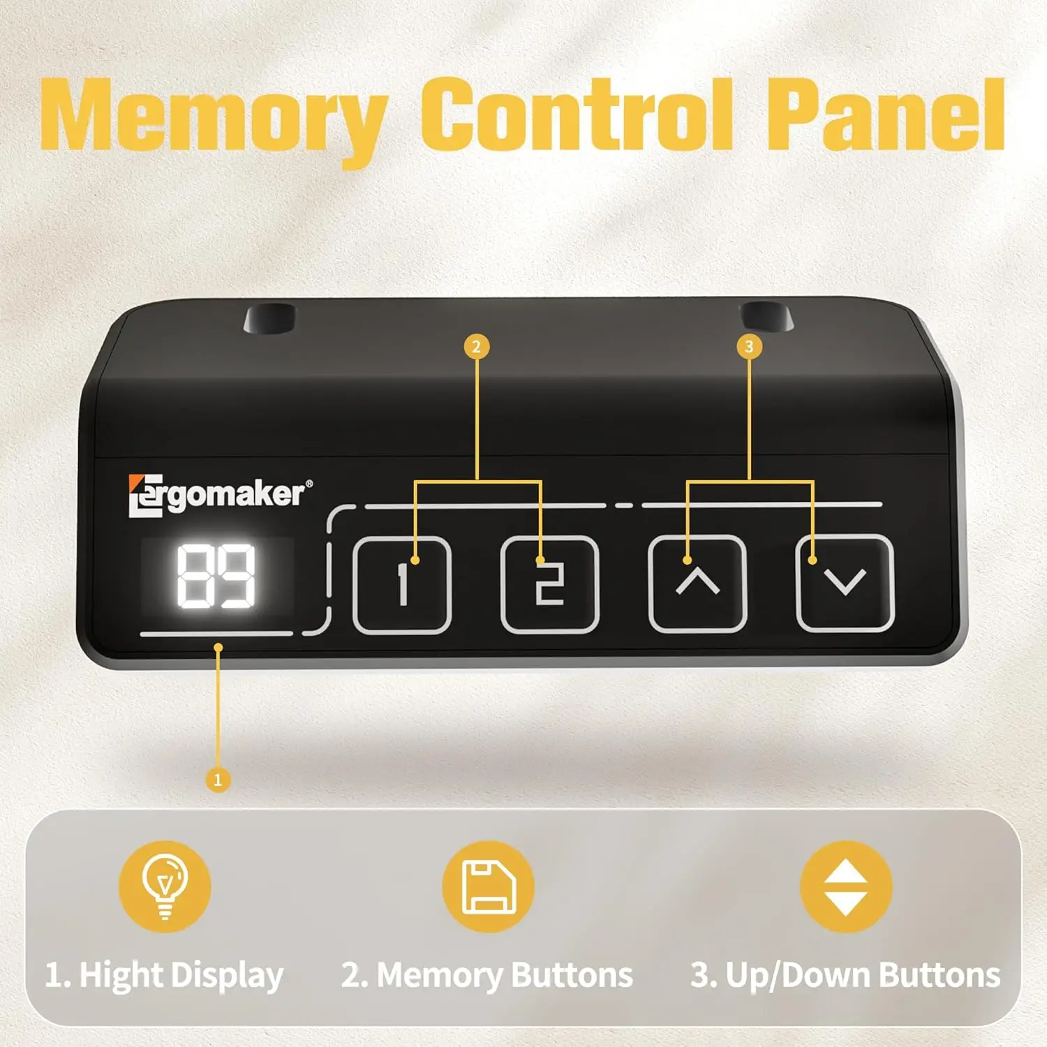 هنريز شوب طاولة مكتب كمبيوتر قابلة للتعديل