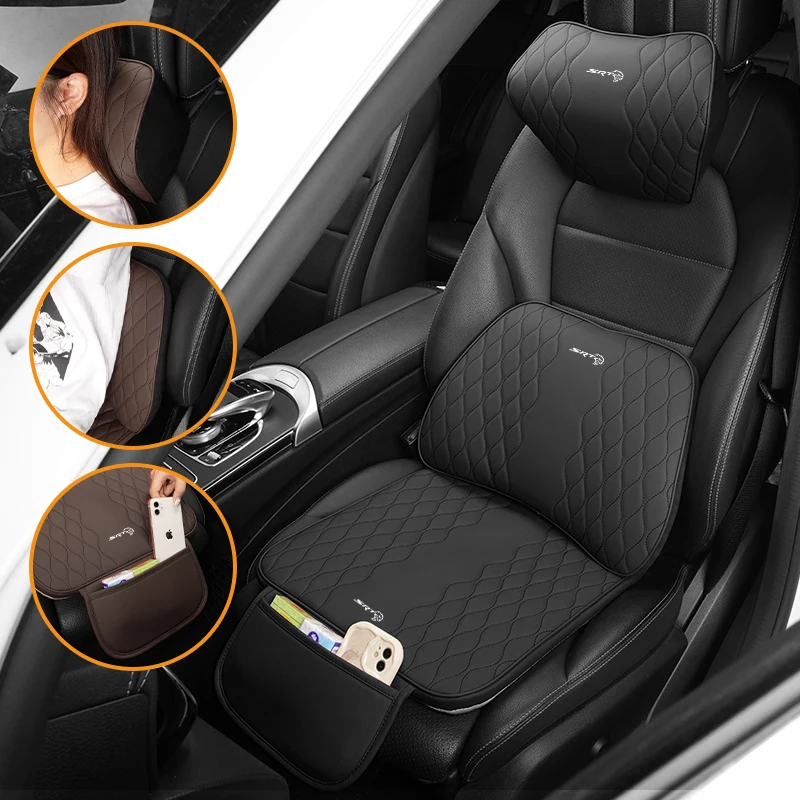CarSeatProtectorCoverHeadrestCushionNeckPillowLumbarSupport