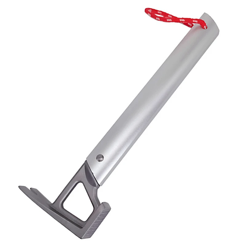 

1 Piece Multifunctional Hammer Silver Stainless Steel+Aluminum Alloy Camping Tent Canopy Nail Puller Hammer Hammer