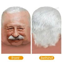 360 °   Забавная маска для лица, двусторонняя Балаклава на все лицо, защита от солнца и ультрафиолета, костюм для косплея на Хэллоуин, вечерние, новогодние подарки — изображение 4