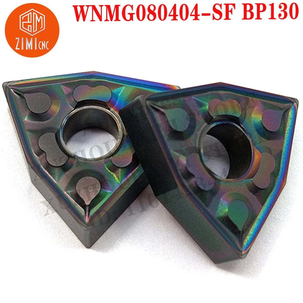 

WNMG080404-SF BP130 WNMG 080404 Кермет Токарные инструменты с ЧПУ Токарный станок Режущие инструменты Токарный станок по металлу Инструменты Лезвие механические вставки