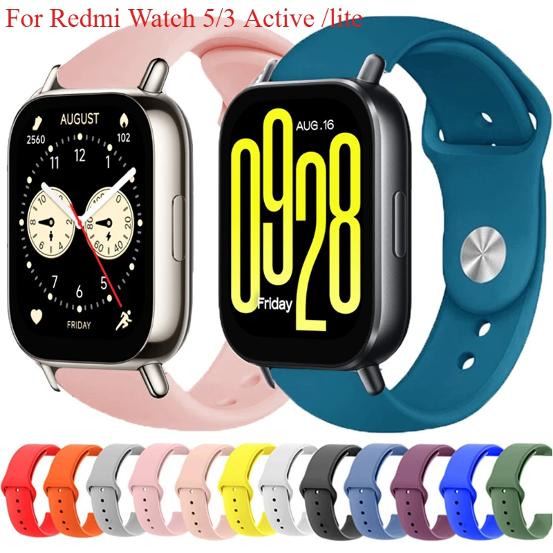 Breathable Silicone Sports Strap – 22mm Watchband