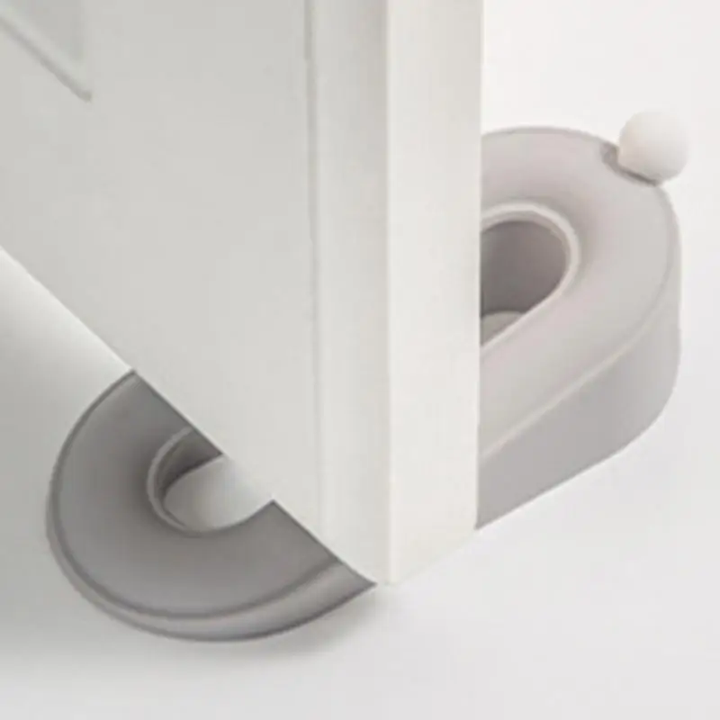 Silicone Door Stop Stoppers Block Doorstops Door Stopper Home Office Adhesive Mute Anti-Shock Rear Retainer