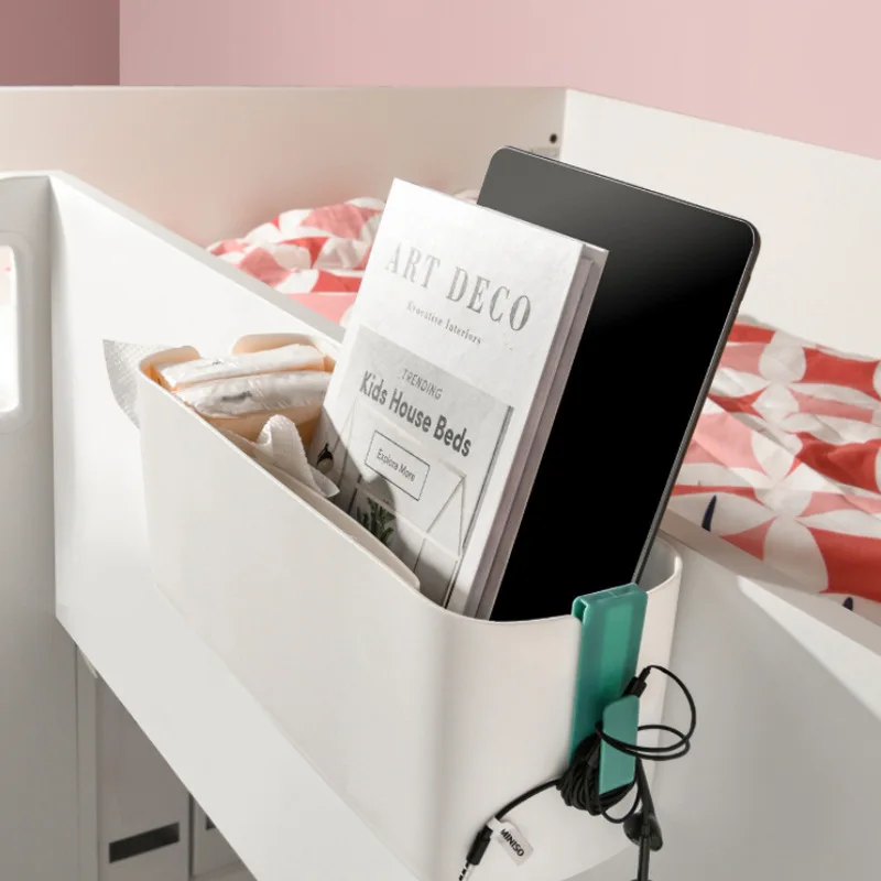 

Stationery Holder Dormitory Office Bedroom Upper Bunk Storage Artifact Bedside Hanging Shelf Desktop Storage Box