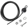 Fitness Pulley Cable 196 in, Adjustable Home Gym Cable Pulley System, Replacement Gym Cable for Pulley Machine Accessories, Thic 1
