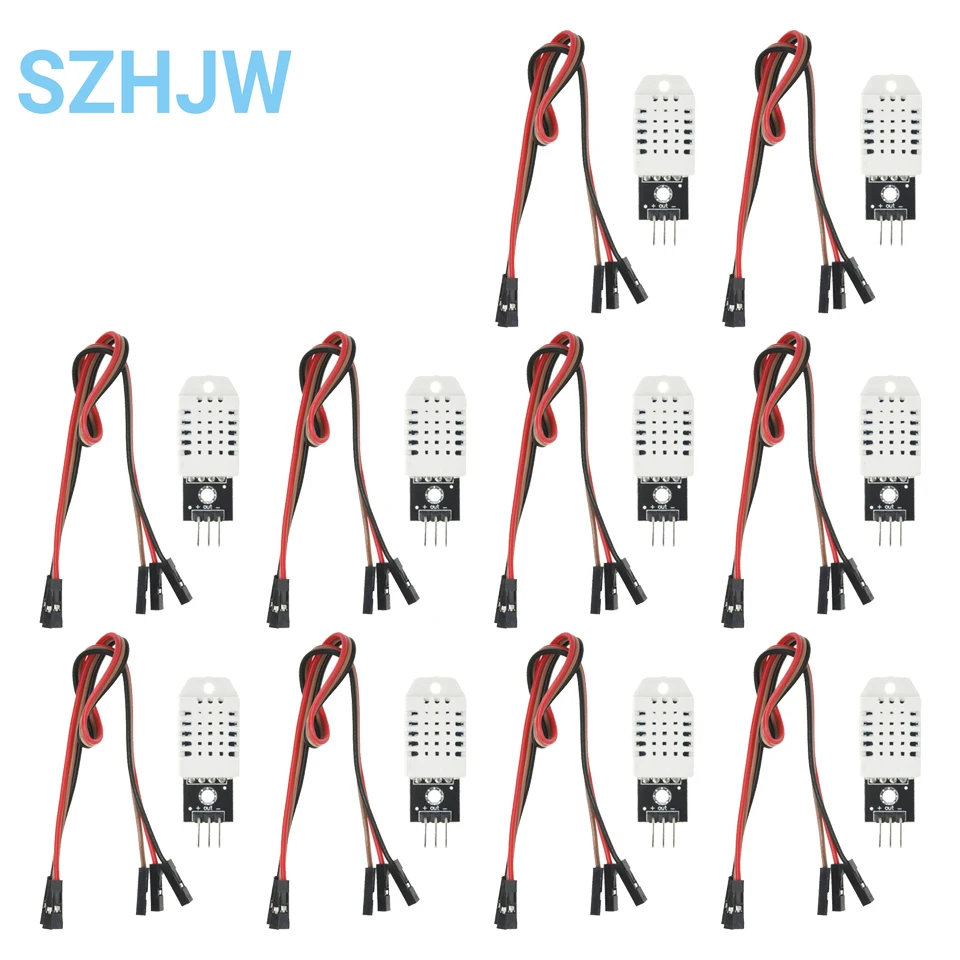 1-10PCS DHT22 single-bus digital temperature and humidity sensor module AM2302 electronic building blocks