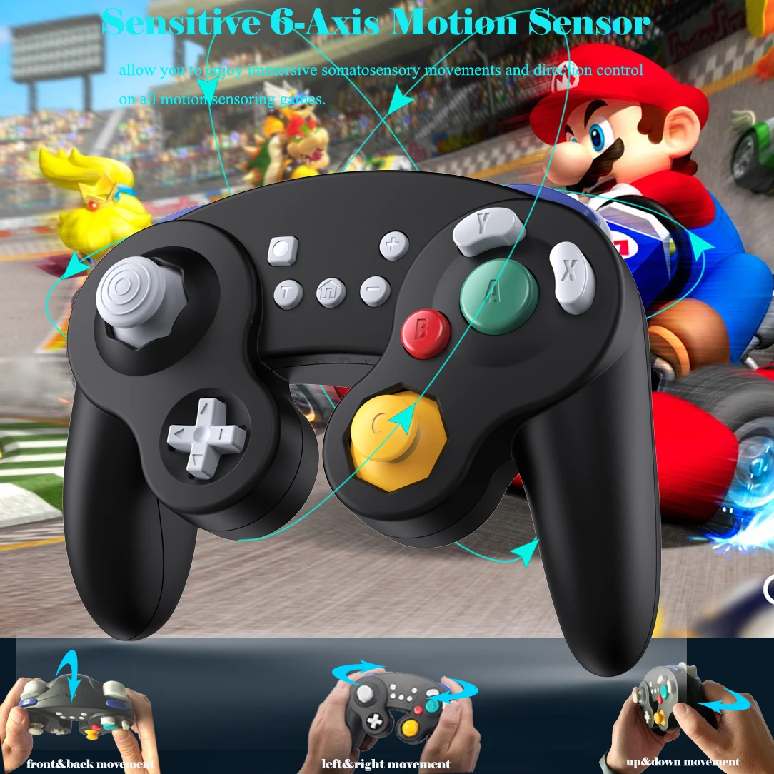 Exlene Wireless Support Bluetooth Gamepad Compatible Nintendo Switch Pro NS Video Game Controller For Switch Console