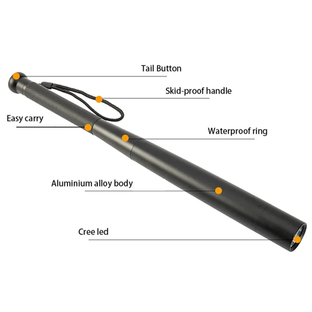 Bâton Lumineux Lampe De Poche LED De Sécurité – Extérieur Urgence – Multicolore – Neuf