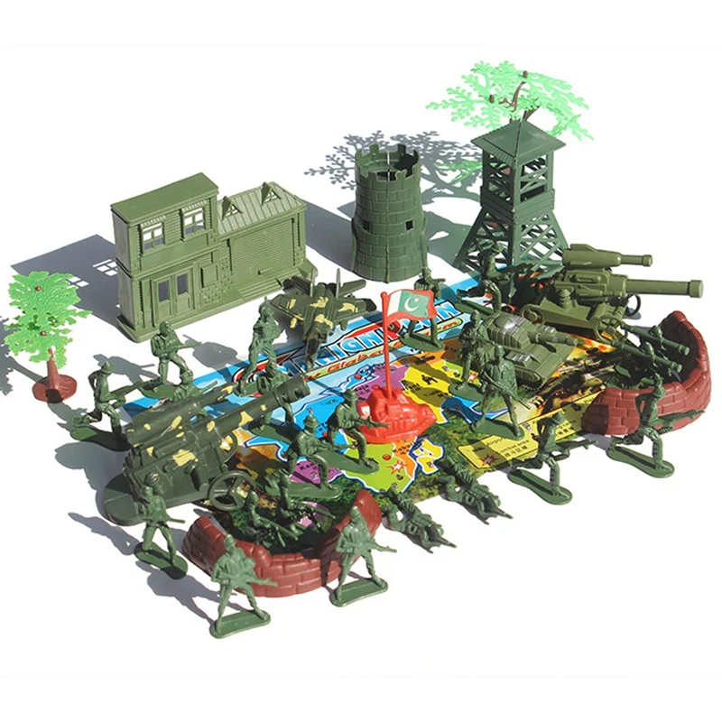 

37 шт./набор, игрушечные фигурки солдат, 5 см