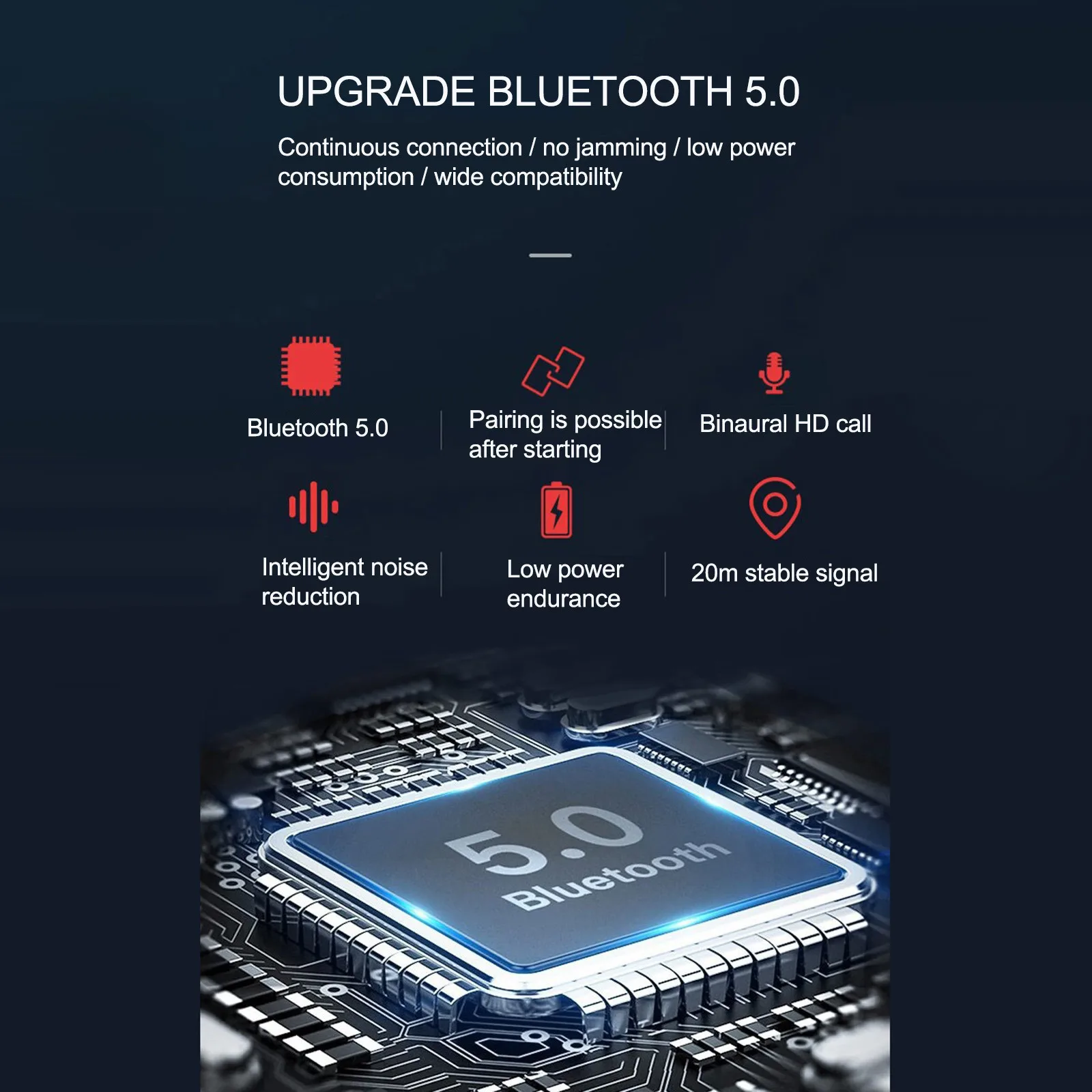 Earbuds Sport Headset Earphone HE05 Original Bluetooth Wireless Bluetooth Headset Wireless Headphones for Laptop