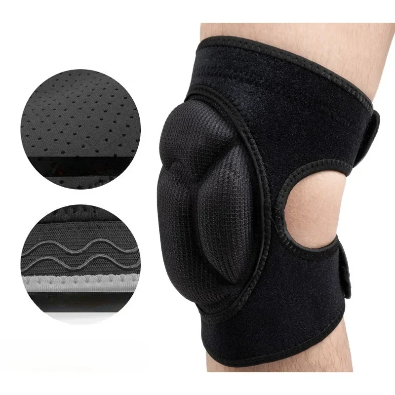 Knee Pads 1Pc Thick Work Gardening Sports for Men Women Sponge Collision Avoidance for Carpet Roofing Garden