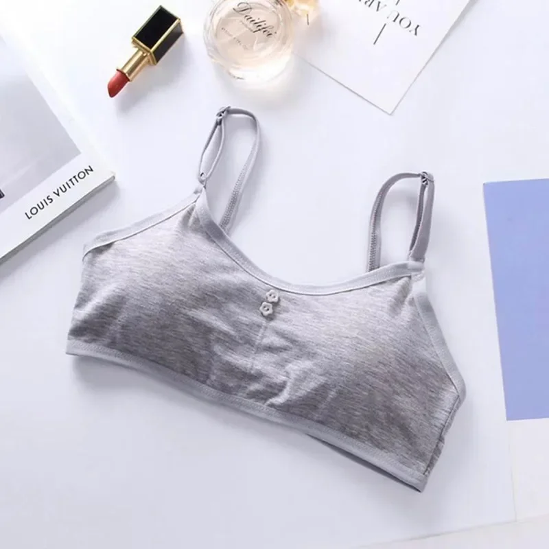Sports Bra Training Bra 5PcLlot Young Girls Bra Cotton Training Bra Teenagers Lingerie Underwear 8-14Years