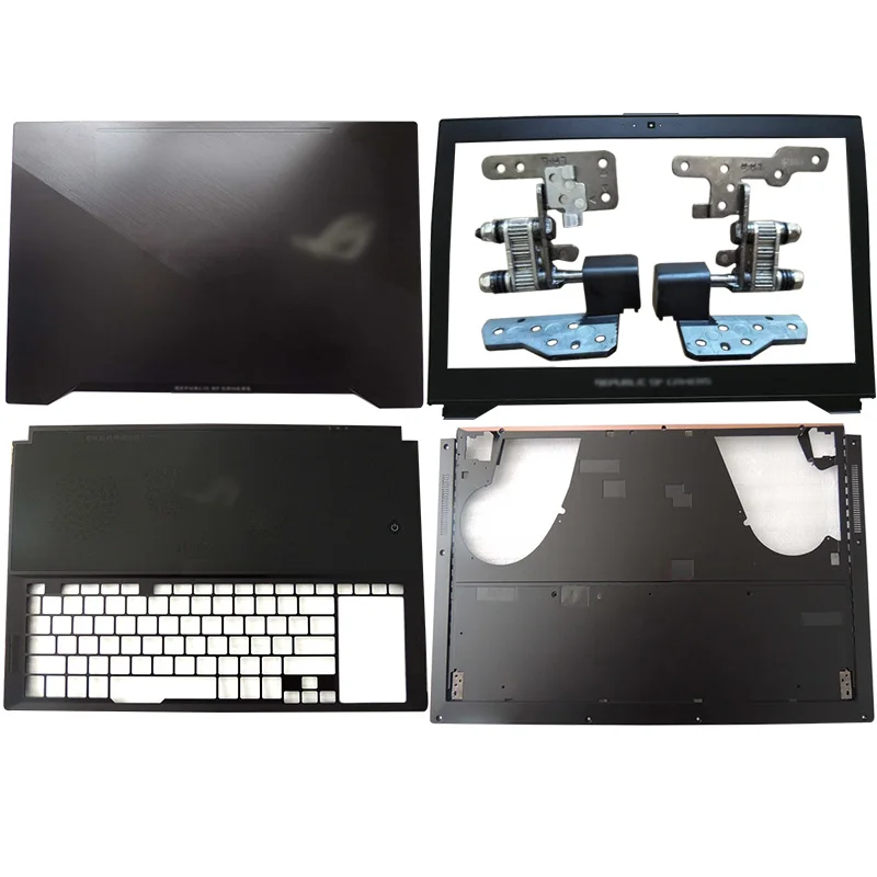

Новинка для Asus GX501 GX501V GX501VI GX501VS задняя крышка для ноутбука/Передняя панель/петли/Упор для рук/Нижняя крышка 13N1-4NA0401