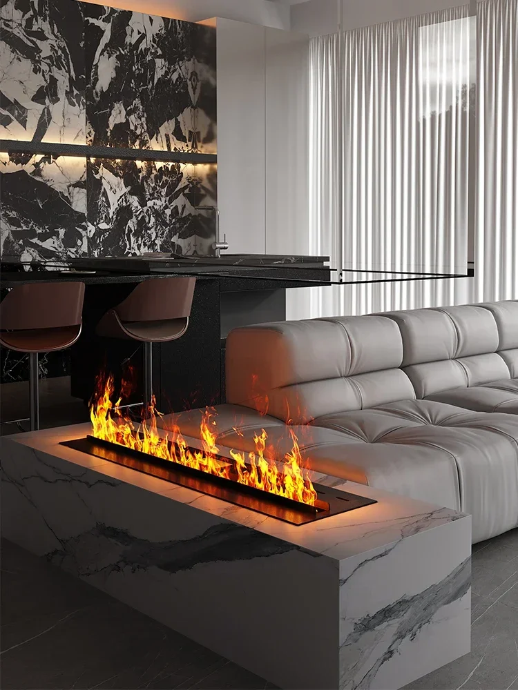 3D Atomized Fireplace Water Vapor Fireplace With Colorful Flame ECO Decorative no risk of fire Mist Intelligent Indoor Electric electric fireplace