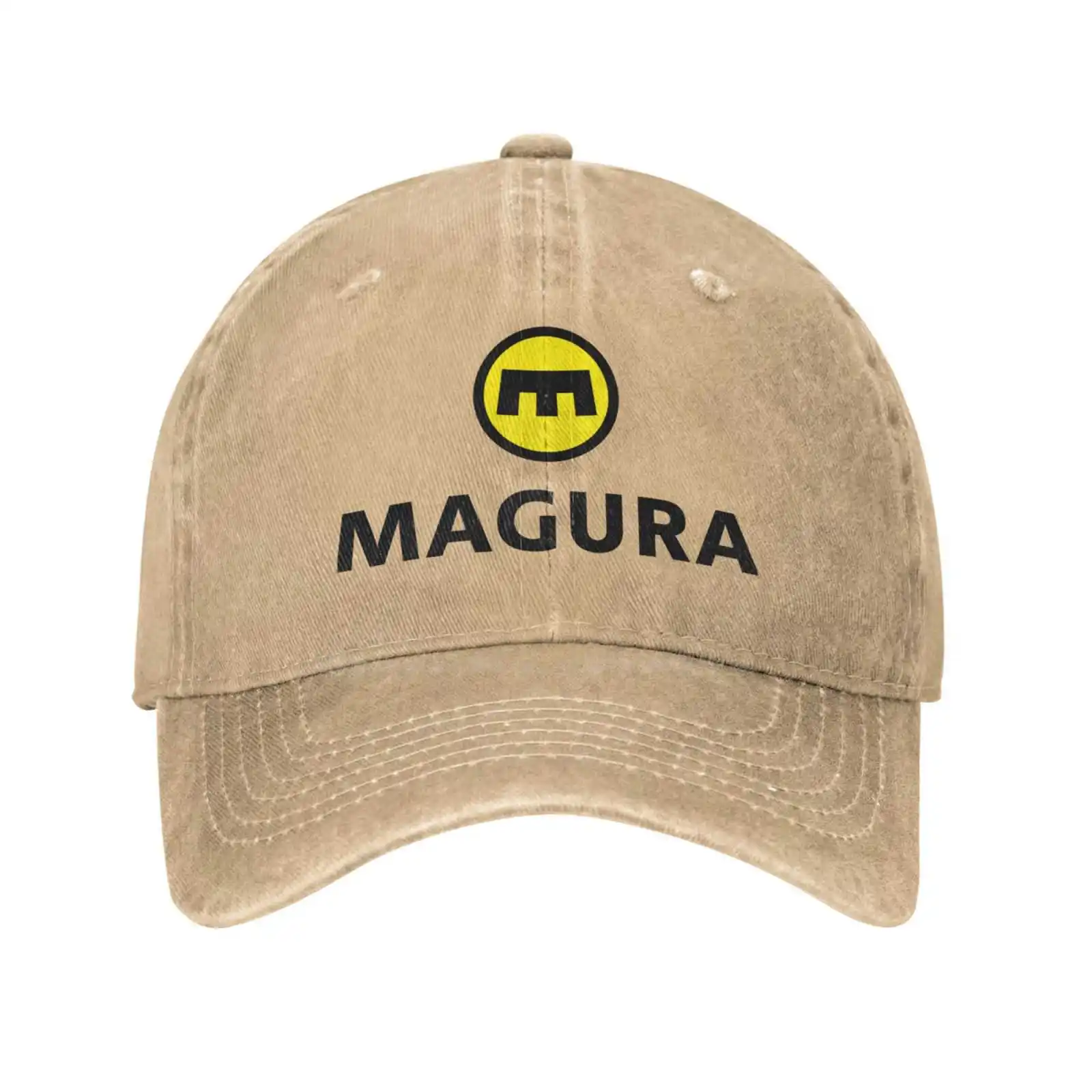 

Magura GmbH Logo Print Graphic Casual Denim cap Knitted hat Baseball cap