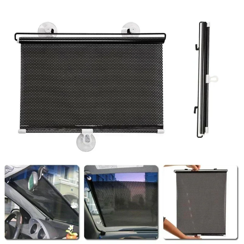 Car Sunshade Curtain Roller Sunblind UV Protective Visor