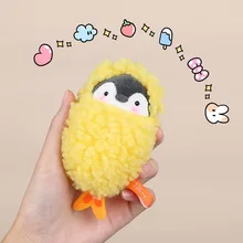 

2022 New Design Fashion Mini Cute Soft Penguin Plush Stuffed Animals Penguin Keychain Backpack Pendant Clothes Accessories