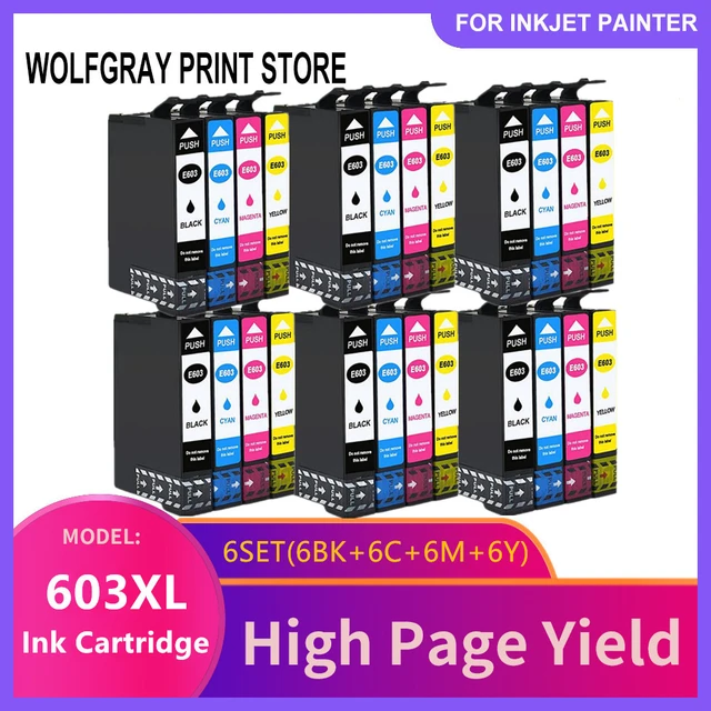 Inkarena 603xl T603 E603 603 Xl Replace Epson Ink Cartridge For Epson  Printer Xp2100 Xp2105 Xp3100 Wf-2830 Xp4100 Xp4105 Wf-2835 - Ink Cartridges  - AliExpress