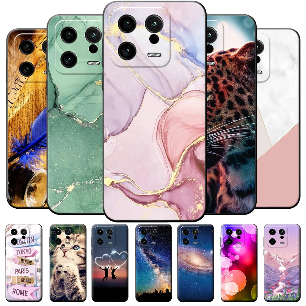 Per Xiaomi 13 Custodia Per Xiaomi 13 Pro Animal Matte Soft Silicone Tpu Custodie Protettive Per Xiaomi 13 Cover In Marmo Phone Fundas