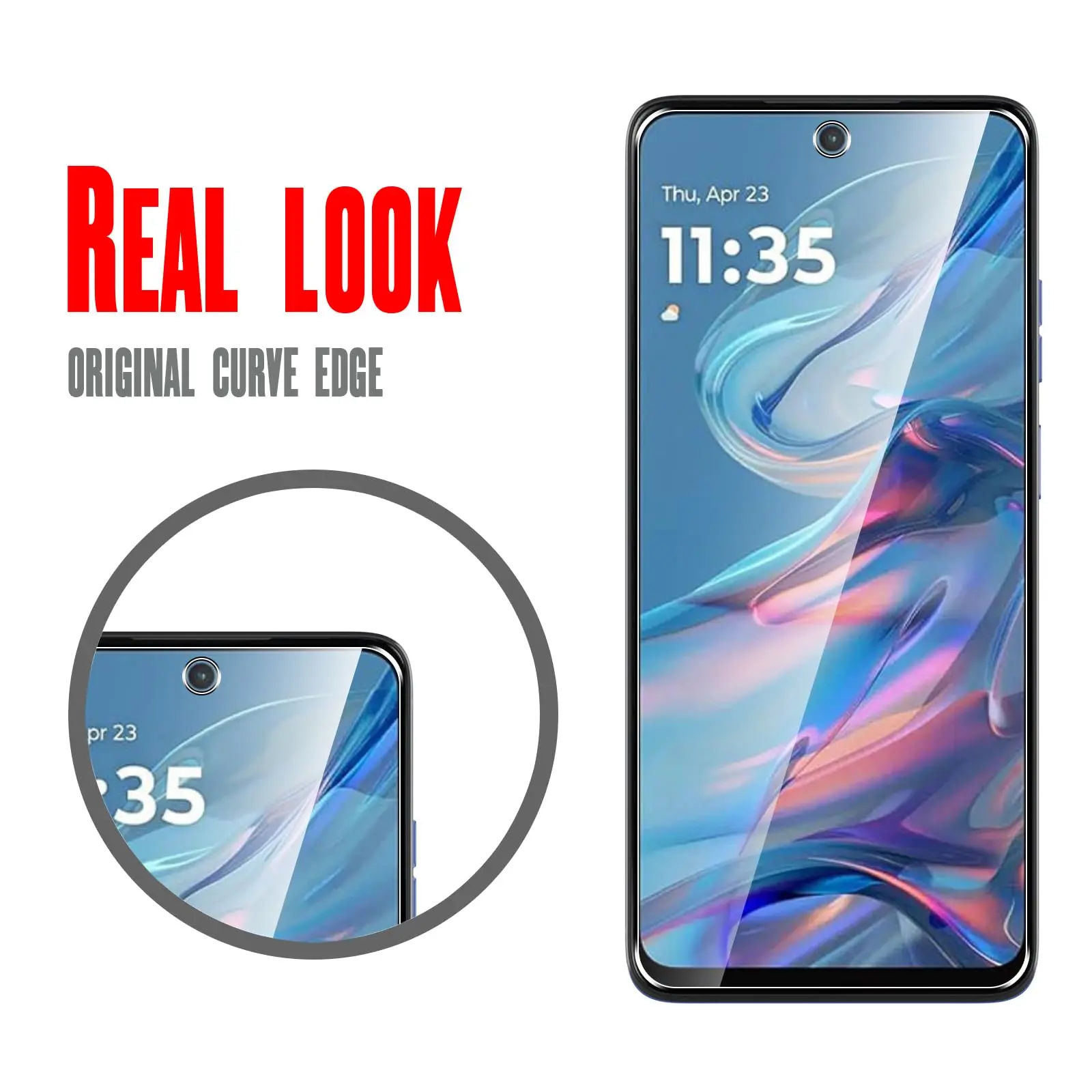 واقي شاشة لهاتف Moto G75 5G Motorola مقاس 6.78 بوص...