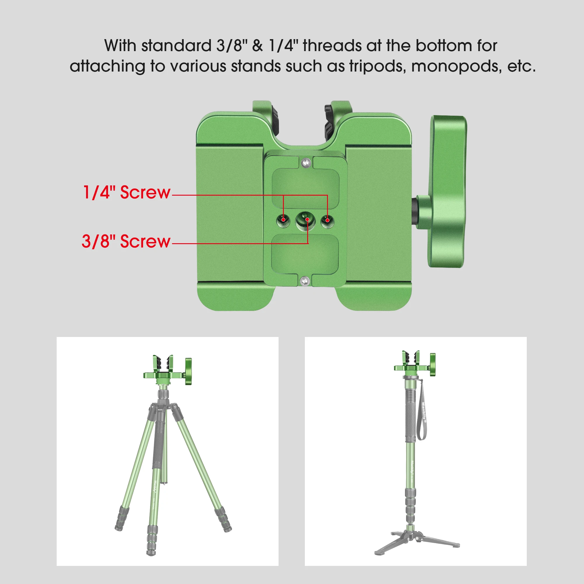 Tripod Adapter Mount Rifle Clip Adapter Manbily Rifle Saddle Clamp For Hunting Monopods Tripods Aluminium Shooting Rest Adapter Tripod Mount Outdoors Supplies With Arca