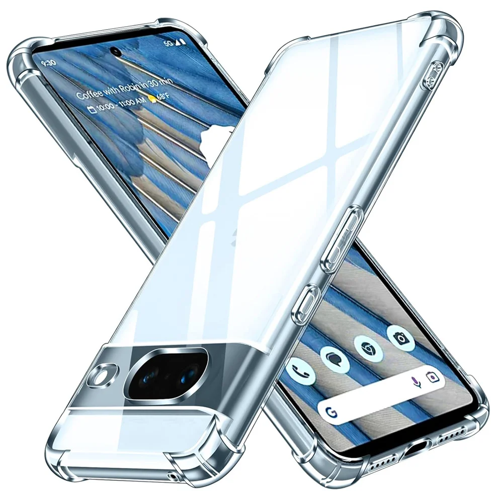 Custodia Per Pixel 7/8 Pro, Pixel 8 Pro Custodie Per Telefoni Pixel8-8Pro Custodia Morbida Antiurto In Tpu Trasparente Cover Pixel7 7Pro Google Pixel 