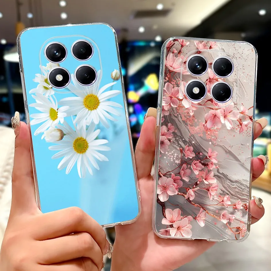Cute Strawberry Love Heart Soft Silicone Clear Phone Case Cover