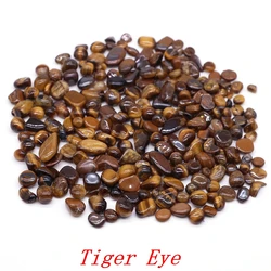 Colorful Natural Crystal Gravel for Home Decor and Healing Energy (Tiger Eye)
