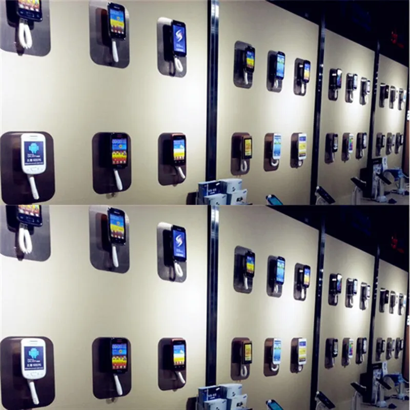 

100 PCS Retracted Acrylic Mobile Phone Display Stand Dummy CellPhone Security Anti-Theft Pull Box System For Retail Shop Exhibit
