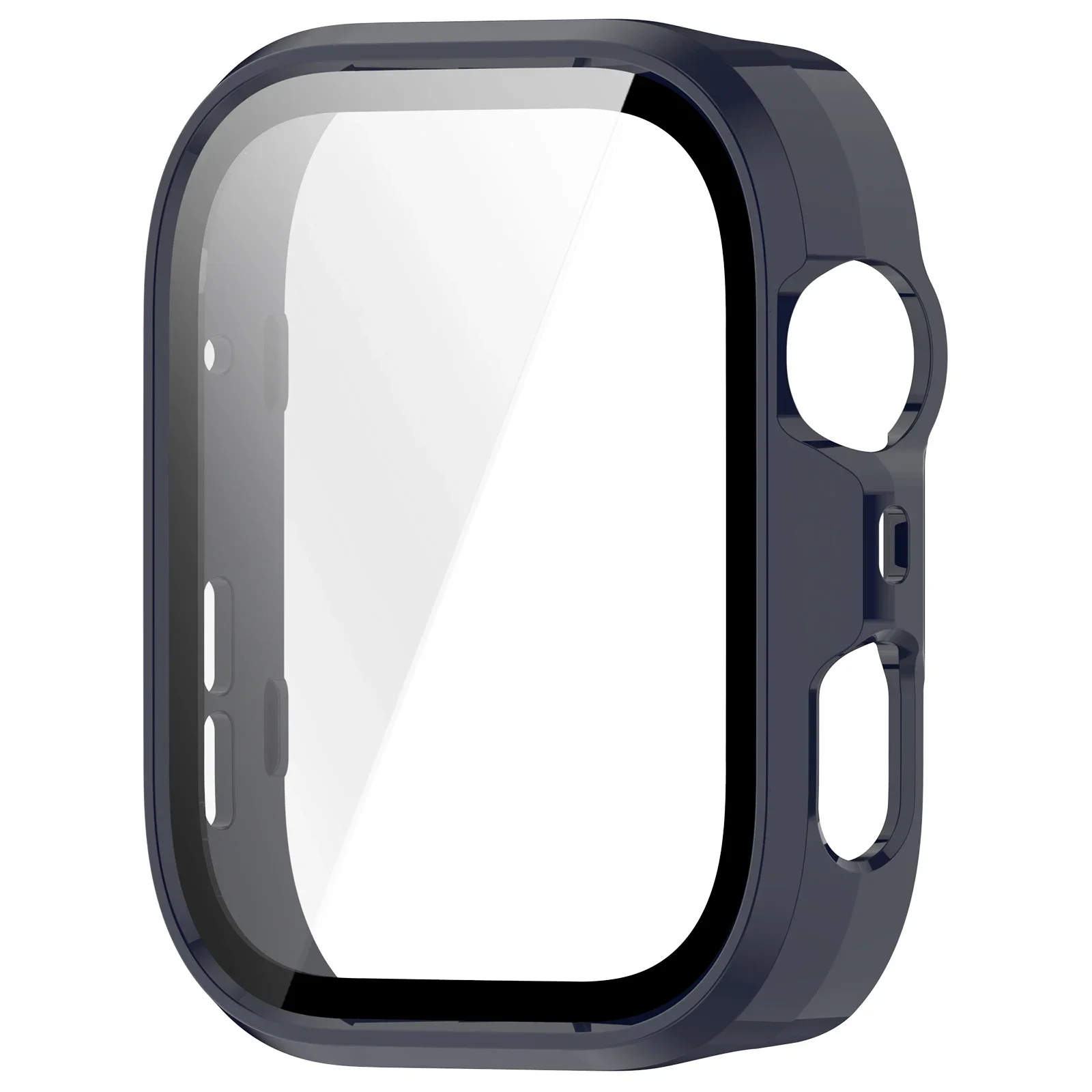 Premium Silicone PC Case with Glass Screen Protector - Durable Bumper Cover