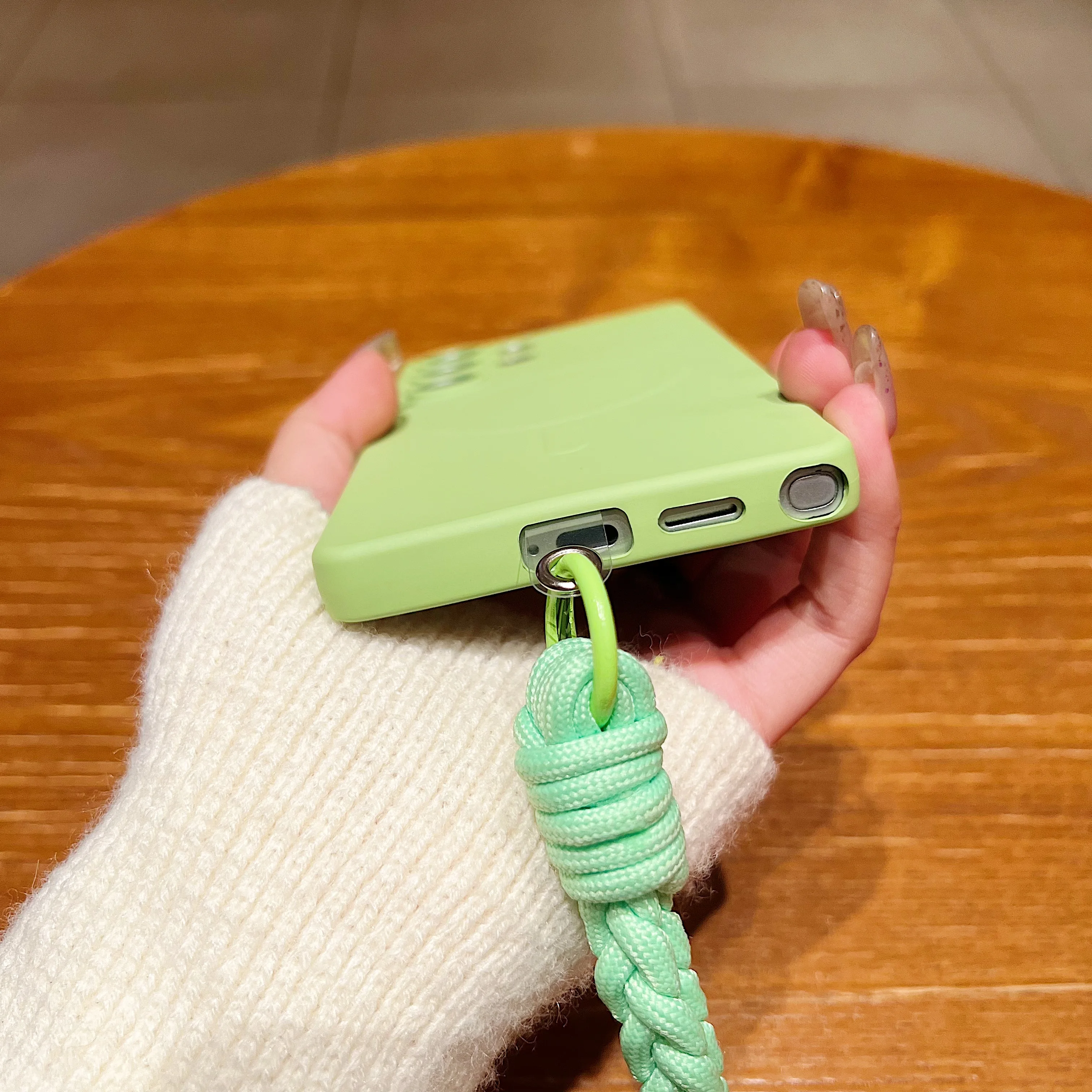 Enhanced Liquid Silicone Lanyard Case with MagSafe Compatibility