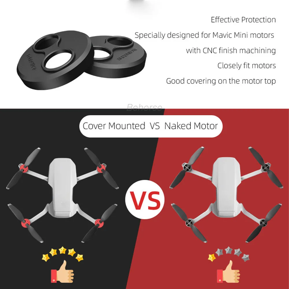 Description Picture 6 of itemAluminum Alloy Motor Cover Mini 3 Pro/4 Pro Engine Protector Cap Dust Cap For DJI Mini 2/Mini 1/Mini SE/Mini 3 Drone Accessories