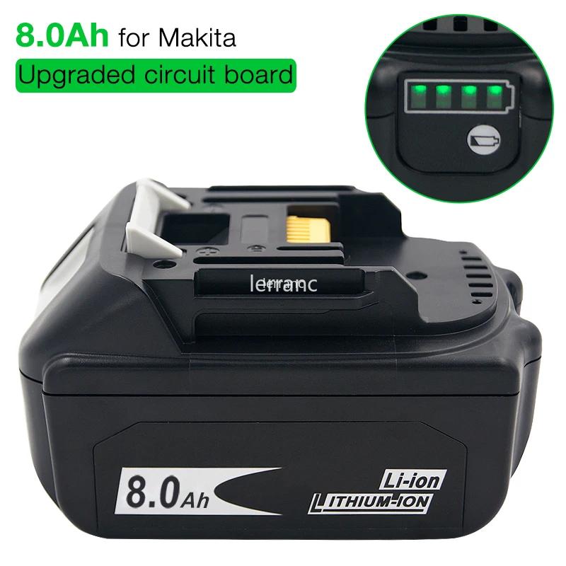 Аккумуляторная батарея BL1880B BL1860B литий-ионная 18 в 8 0 Ач 6 А 3 5 а для аккумуляторной
