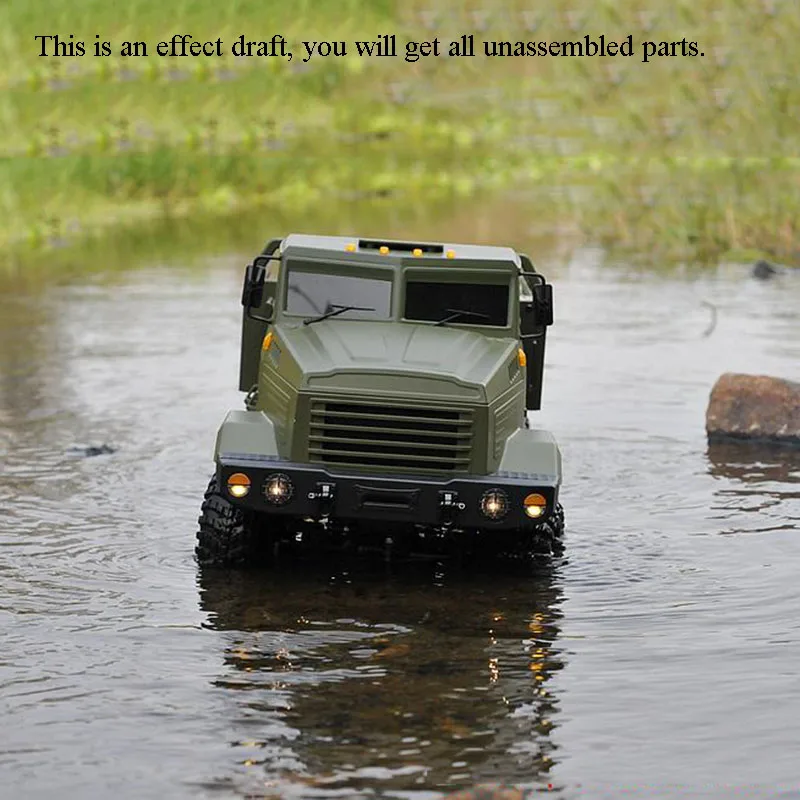CROSS RC Model 1/12 KC6L Truck Off Road Military Car 6*6 KIT Motor Metal Hubs TH10489 2