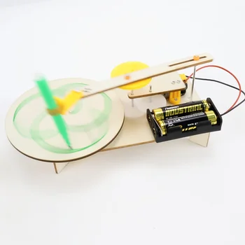 Robot da Disegno Elettrico in Legno Fai-da-Te, Kit STEM per Bambini, Modello Automatico di Pittura, Kit di Esperimenti Scientifici ed Elettronici