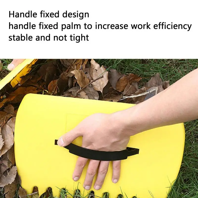 Leaf Scoops Ergonomic Leaf Grabber Hand Rake Claw For Scooping Leaves Leaf Collector Collect Leaf Litter Leaf Scoop Collect For