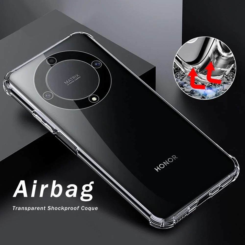 Rojeuinn Coque pour Honor 90 Lite Protection Case,Étui en Silicone TPU
