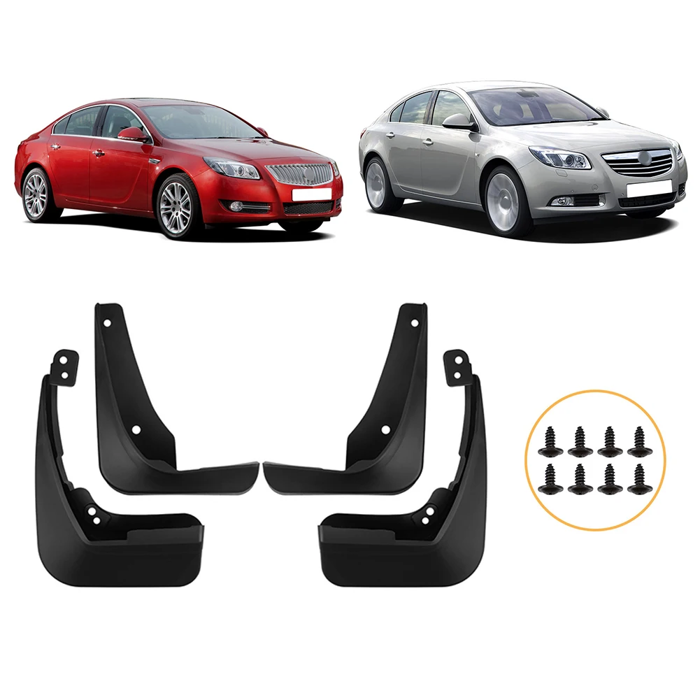Vauxhall Insignia 2009-2016 및 Regal 2009-2016용 머드 플랩 ABS 머드가드 스플래시 가드용 호환 휠