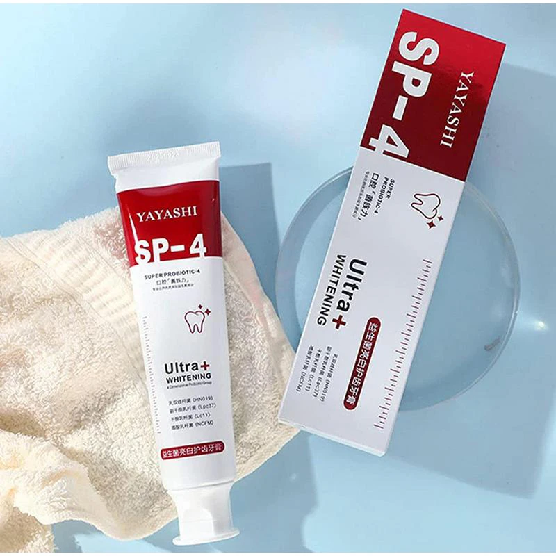 Probiotic Toothpaste 120g Remove Plaque Stains Teeth Whitener Sp-4 Whitening Tooth Oral Hygiene Clean Fresh Breath Dental Tools teeth whitening essence,teeth whitening product,teeth health product