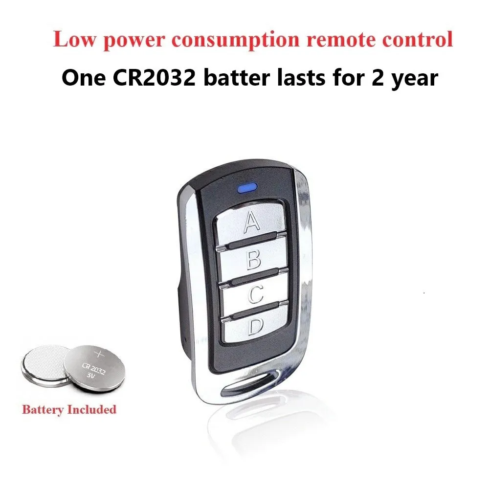 Remote Control for Gates 280mhz to 868mhz Garage Door Opener Fixed Rolling Code Command Garage 4 in 1 Duplicator