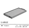 Rectangular Metal Tray Simple Modern Leather Tray Model Room Decoration Family Living Room Coffee Table Storage Home Organizer 5