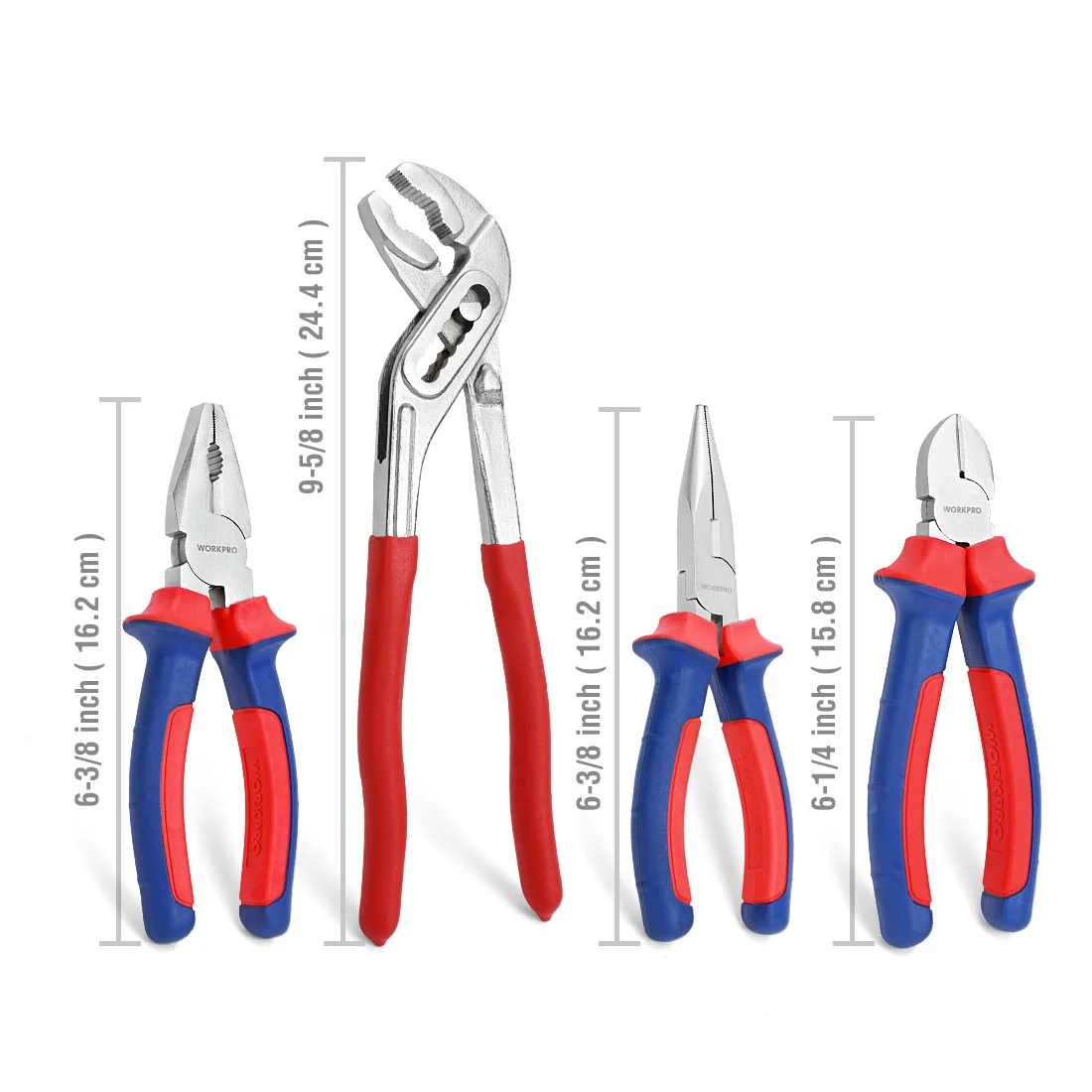 WORKPRO 7-piece Pliers Set for DIY & Home Use and India