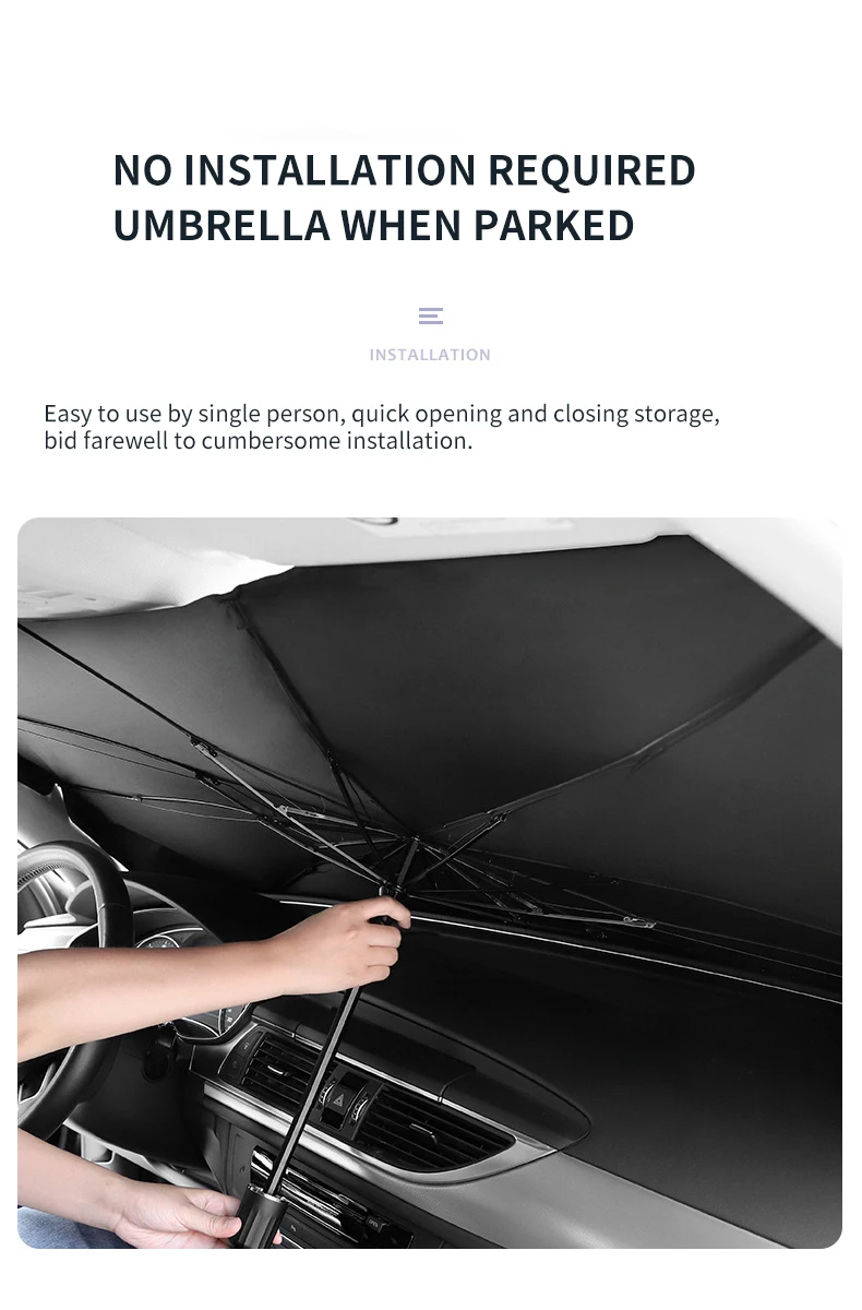 Auto-Windschutzscheiben-Sonnenschutz blockiert UV-Strahlen, Reflektor-Schirm, für Geely EX2 Galaxy EX5 EMi E8 L7 Starship 7 Starray Autozubehör – Detail 3