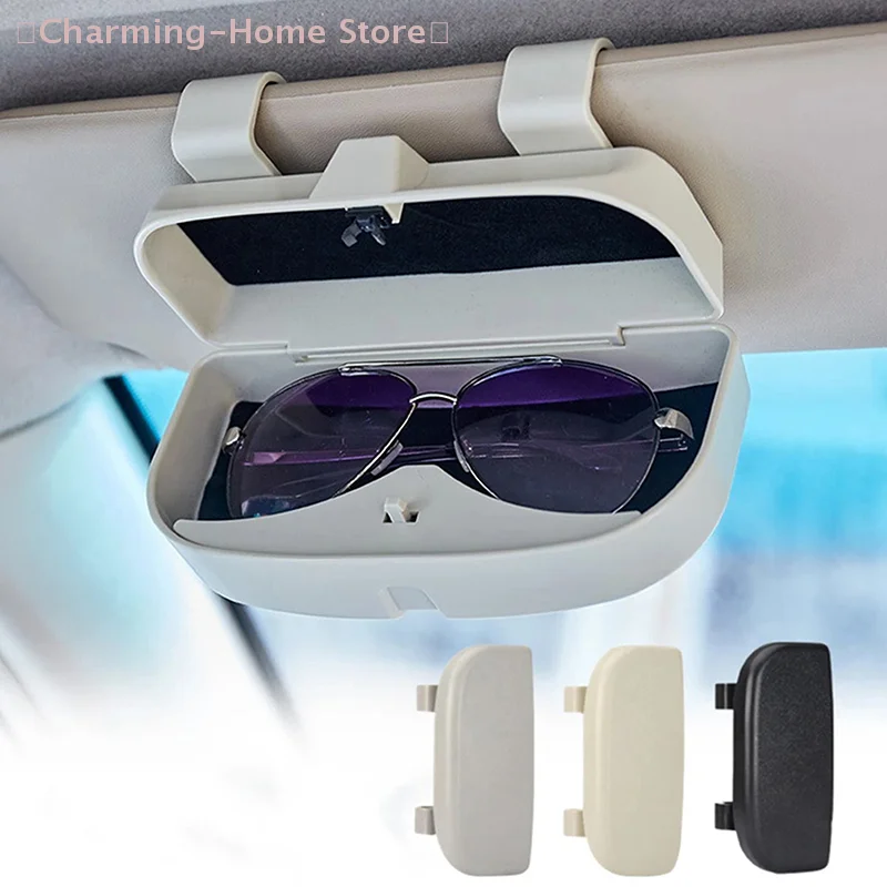 【M】CarGlassesBoxPortableCarSunglassesHolderInTheCarDrivingGlassesHolderEyeglassCaseSunVisorCarLensesHolder-AliExpress34
